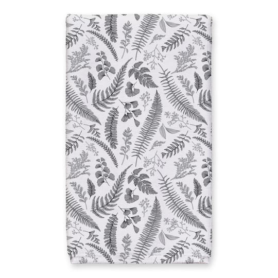 Leaves on Linen Tea Towel Set